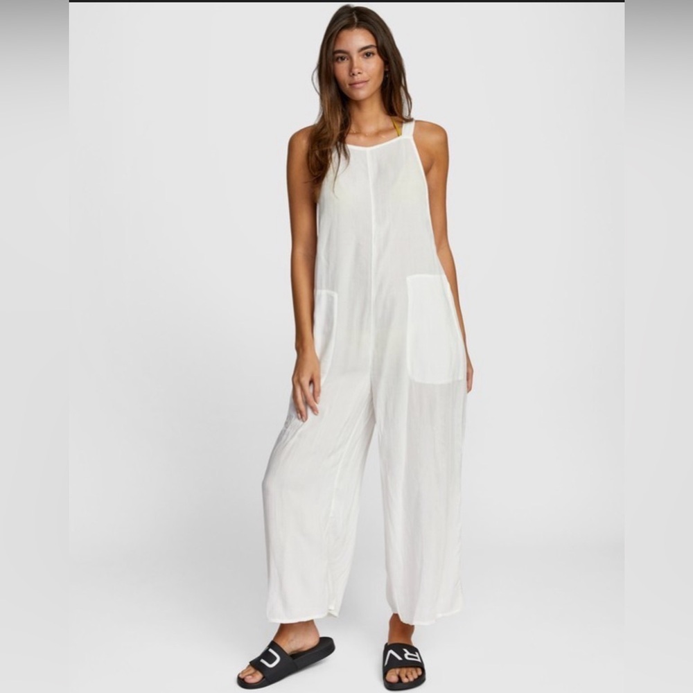 RVCA EASY STREET Low Back Jumpsuit